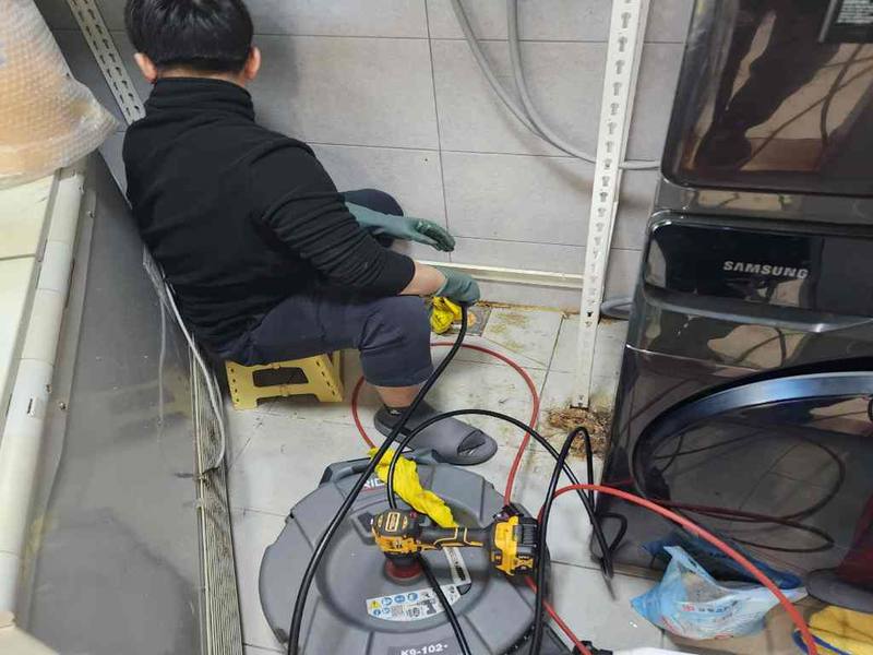 동두천 싱크대막힘 작업사례 10